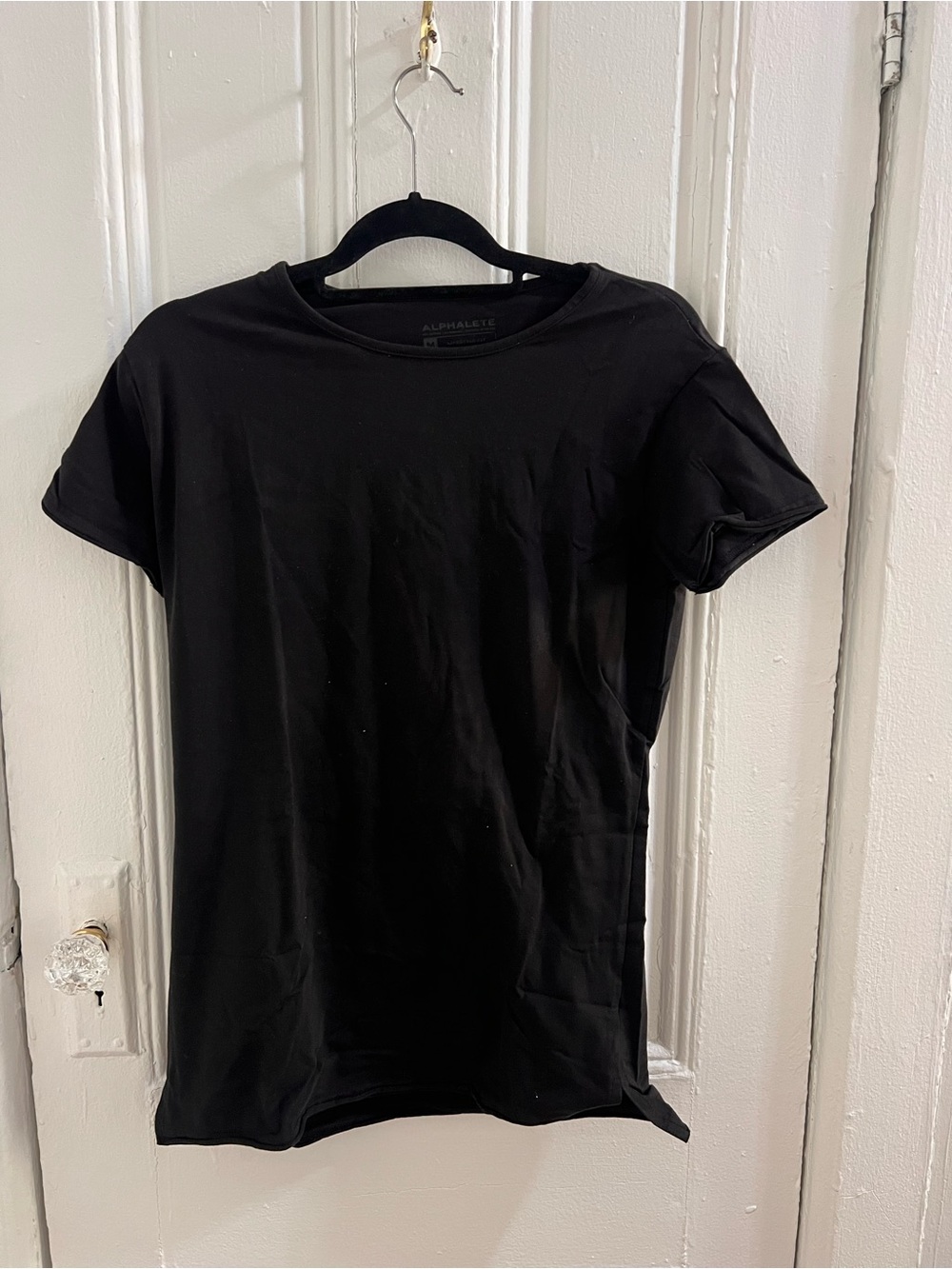 Alphalete Black Lifestyle Fit Crew Neck Tee
